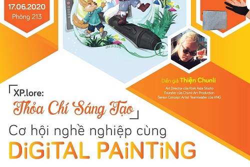 Workshop “Digital Painting” - Thỏa chí sáng tạo