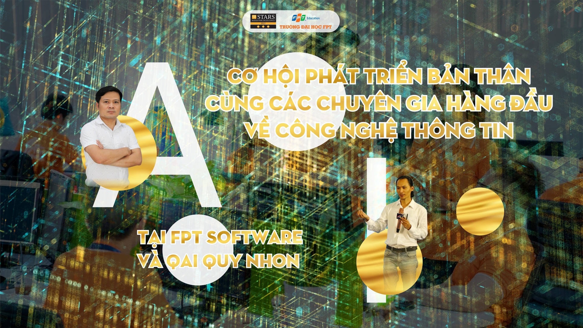 Cơ hội phát triển bản thân cùng các chuyên gia hàng đầu về công nghệ thông tin tại FPT Software và QAI Quy Nhon