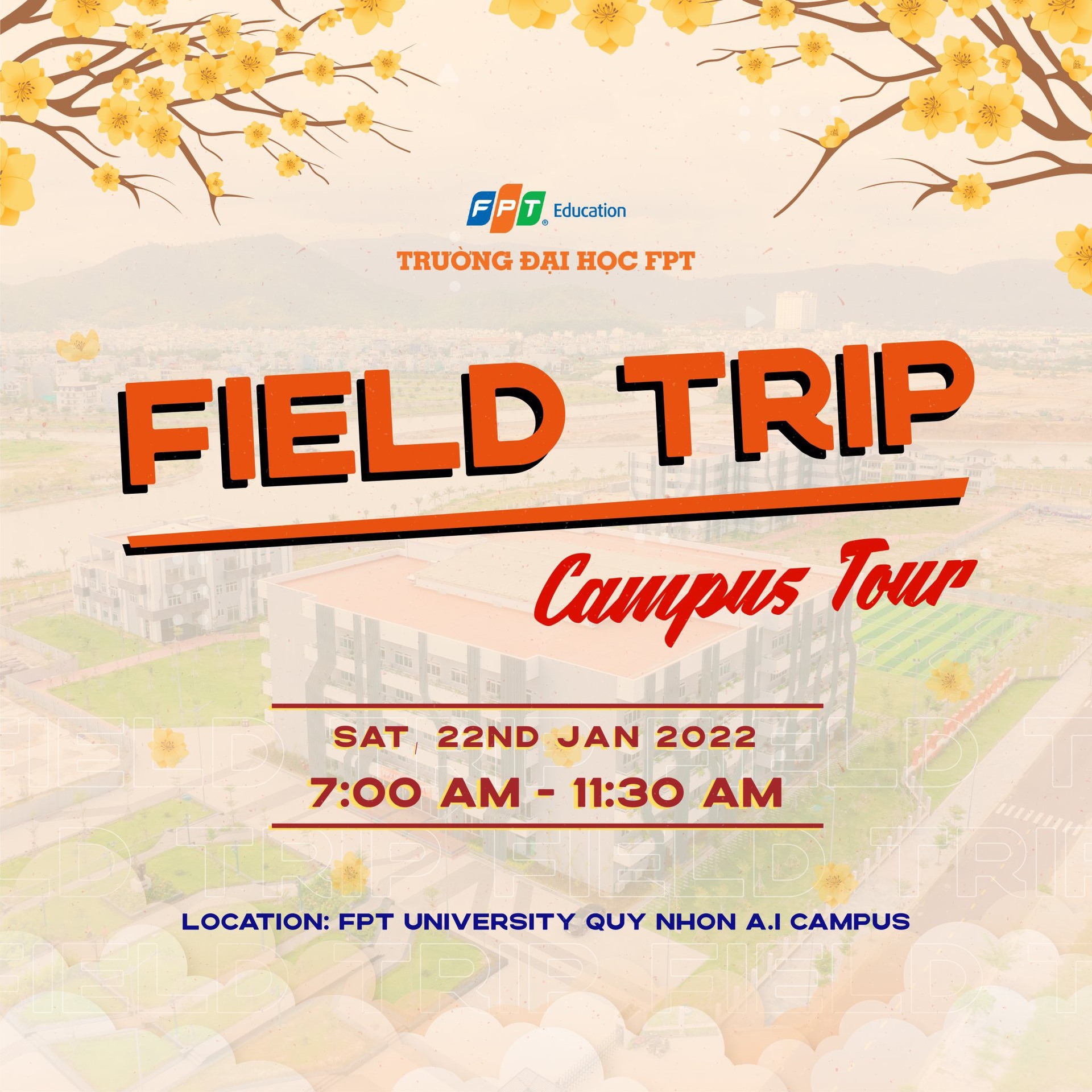 Đại học FPT Quy Nhơn tổ chức Chương trình Field Trip – Campus Tour